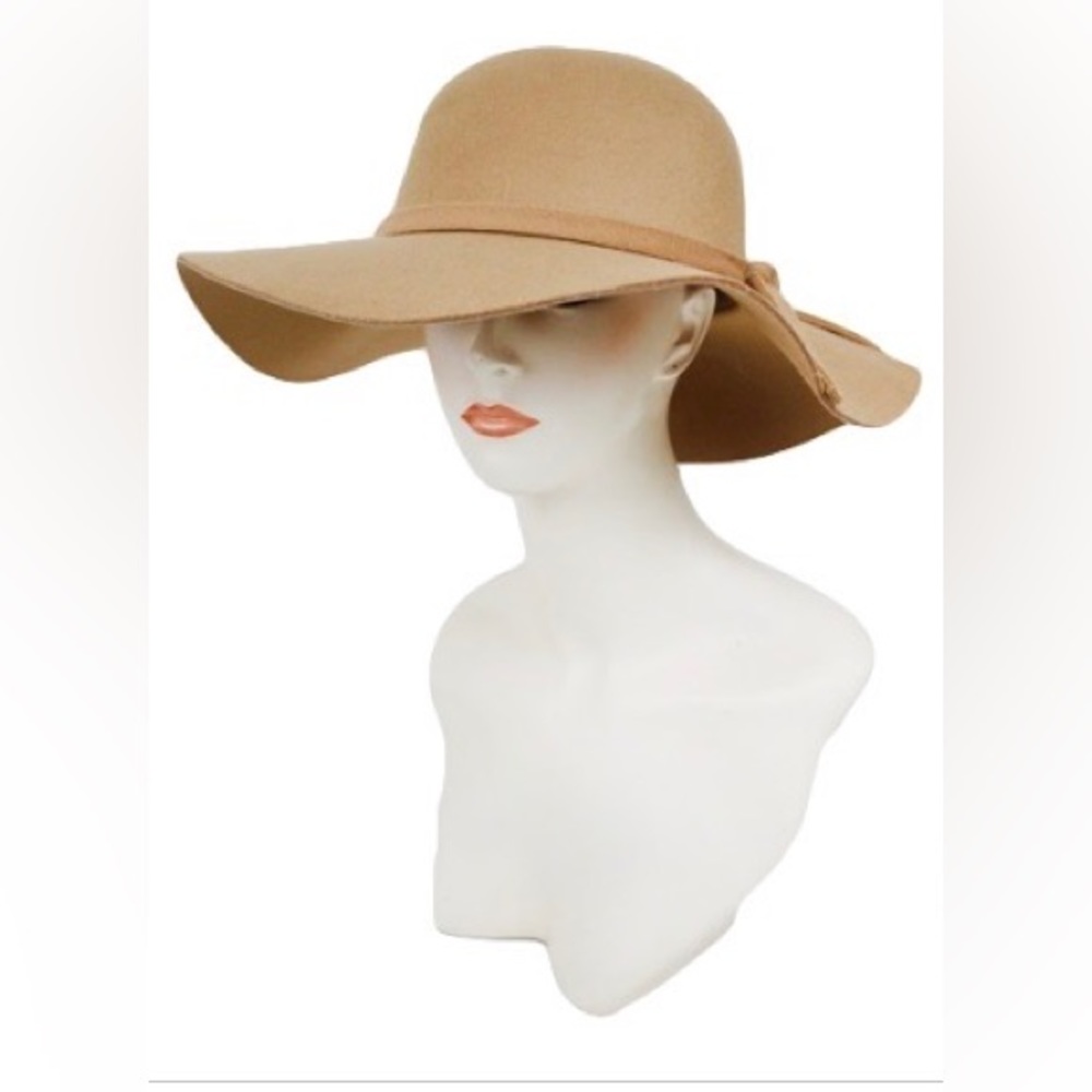 Round Wool Fall Floppy Hat